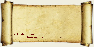 Poleksija Smiljković vizit kartica